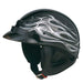 GMAX GM35 Fully Dressed Half Helmet - Silver