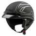 GMAX GM35 Fully Dressed Half Helmet - Grey
