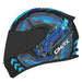 GMAX Youth FF49Y Charged Full Face Helmet - Blue/Blue