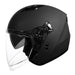 GMAX OF-87 Solid Open Face Helmet - Matte Black