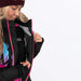 FXR Womens Cold Cross CX Lite Monosuit 2027 - Black/Razz-Blue Fade, view 3