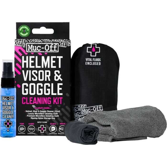 Muc-Off Helmet / Visor & Goggle Cleaning Kit - Front