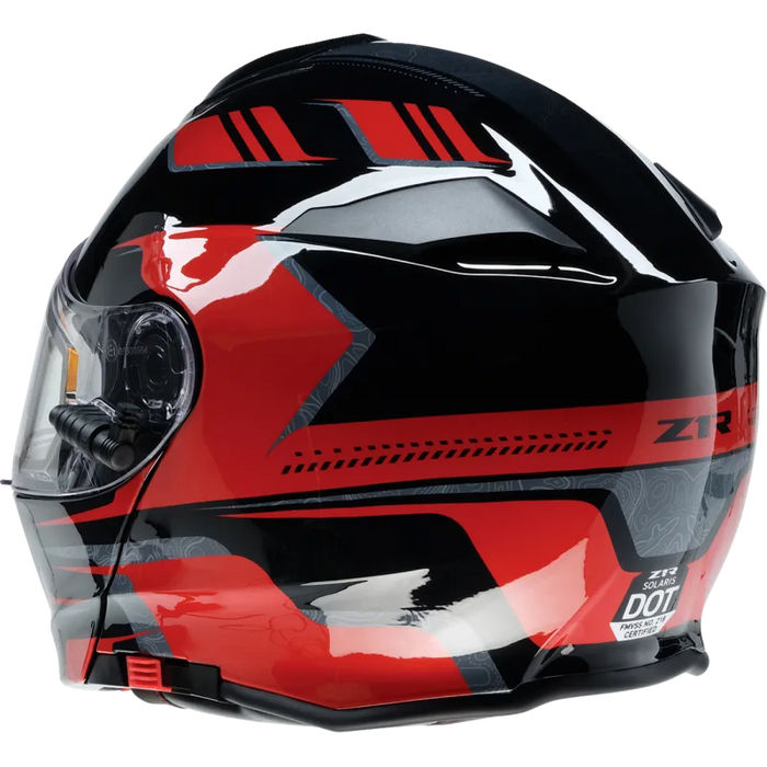Z1R Solaris 2.0 First Tracks Helmet with Electric Dual Lens Face Shield