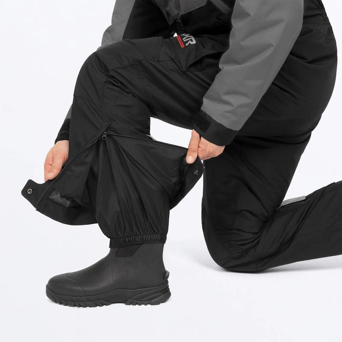 FXR Mens Evolution F.A.S.T. Insulated Monosuit - Black/Char, view 15