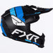 FXR Clutch MX Helmet - Blue/Cyan, view 4