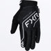 FXR Reflex Dual MX Glove 2026 - Black/White, front view