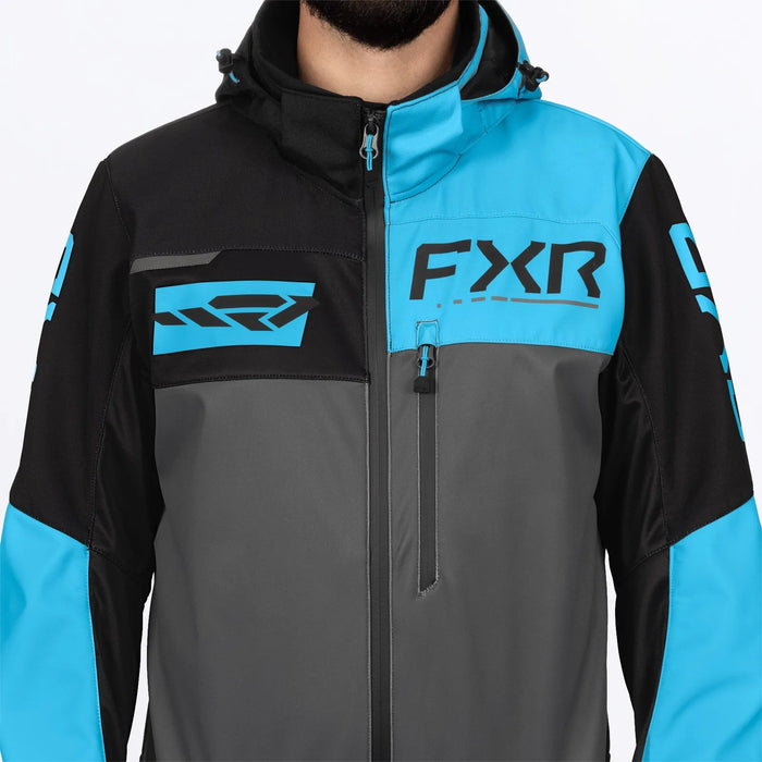 FXR Mens Revo Lite Monosuit - Blue/Ti/Black, view 3