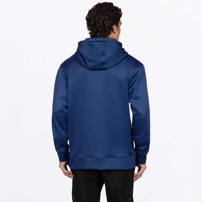 FXR Mens Pro Fish Tech Pullover Hoodie - Midnight/Orange, view 3