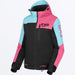 FXR Womens Fresh Jacket - Black/Maui/Blush, front view