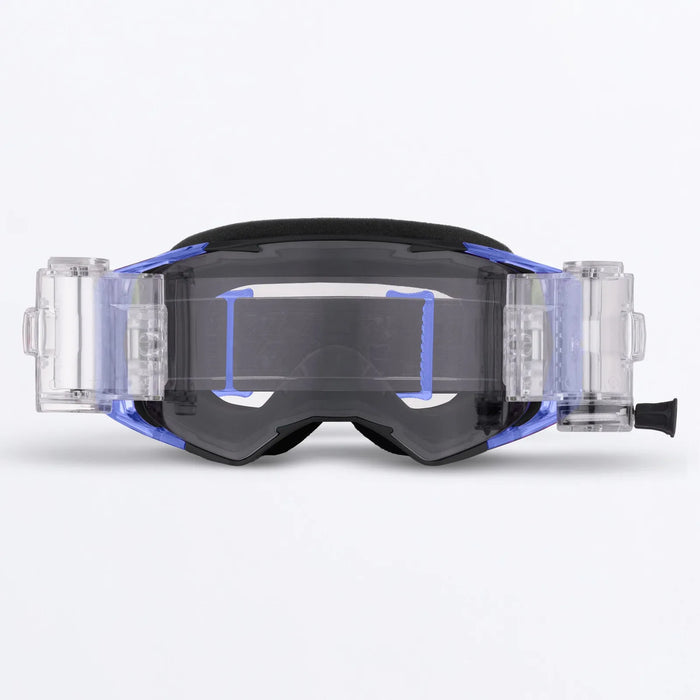 FXR Factory Ride Roll-Off Goggle - Black/Sky/Purple, view 5
