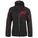 Klim Mens Storm Jacket - Non-Current - Black - Fiery Red, front view