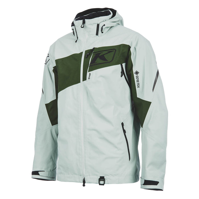 Klim Mens Storm Jacket - Non-Current - Slate Gray - Kombu Green, view 2