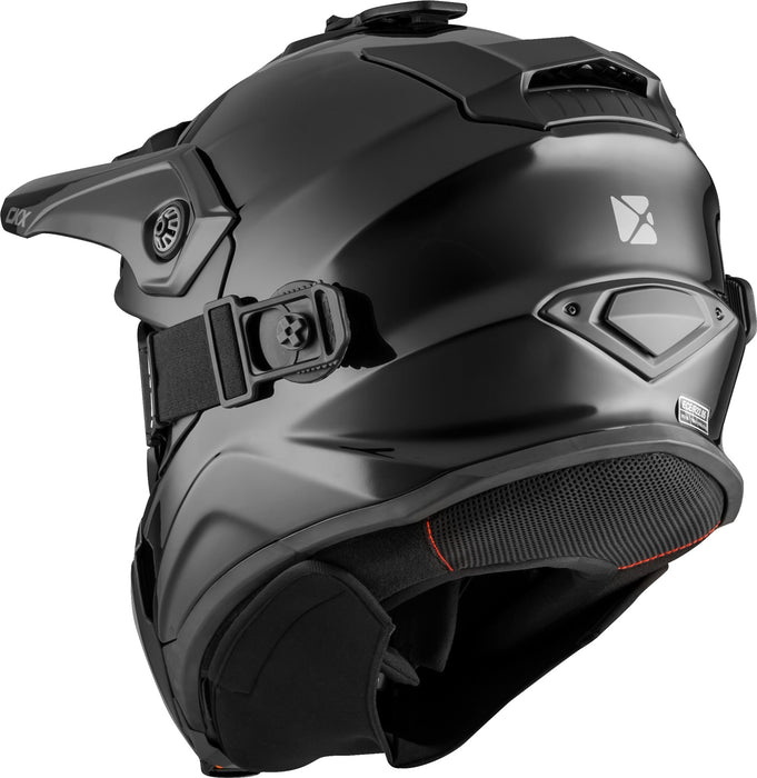 CKX Titan Solid Original Trail and Backcountry Helmet with 210° Goggles