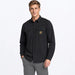 FXR Mens HD Flannel Shirt - Black, front view