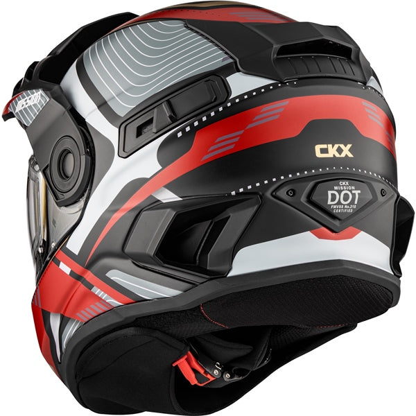 CKX Mission AMS Verve Full-Face Helmet with Double Lens