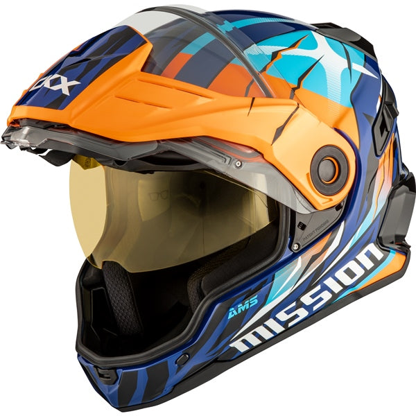 CKX Mission AMS Claw Full-Face Helmet with Double Lens