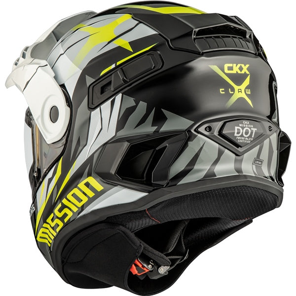 CKX Mission AMS Claw Full-Face Helmet with Electric Double Lens