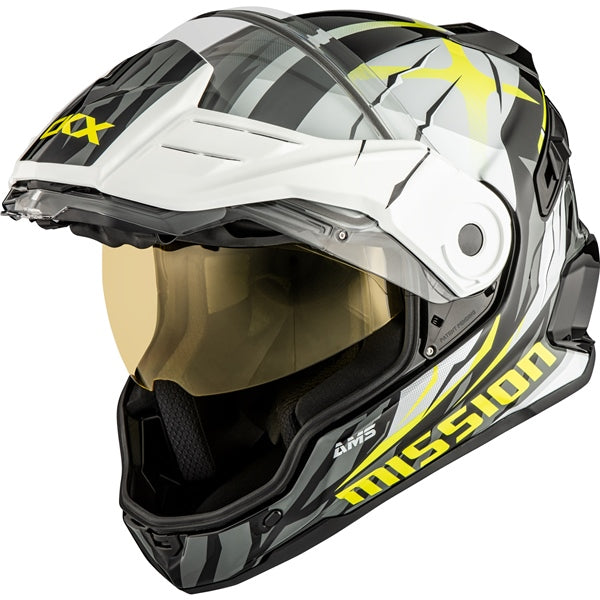 CKX Mission AMS Claw Full-Face Helmet with Electric Double Lens