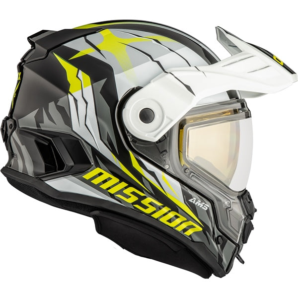 CKX Mission AMS Claw Full-Face Helmet with Double Lens