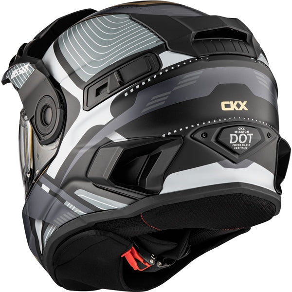 CKX Mission AMS Verve Full-Face Helmet with Electric Double Lens