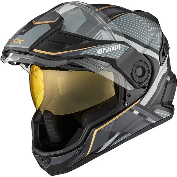 CKX Mission AMS Verve Full-Face Helmet with Electric Double Lens