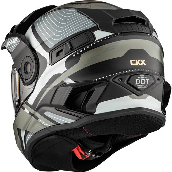 CKX Mission AMS Verve Full-Face Helmet with Double Lens