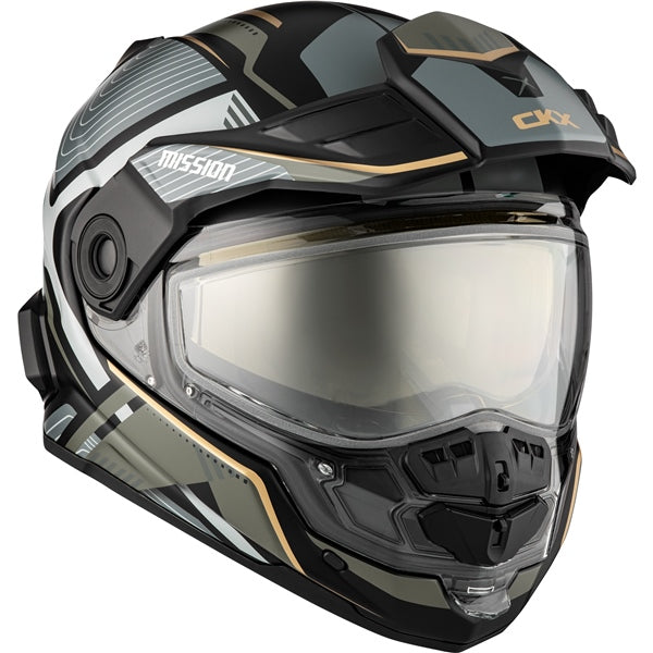CKX Mission AMS Verve Full-Face Helmet with Double Lens