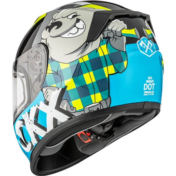 CKX Youth RR24Y Lumberjack Helmet with Double Lens