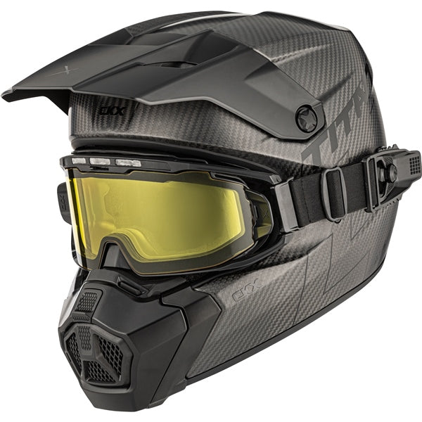 CKX Titan AMS Carbon Fiber Helmet with Double Lens