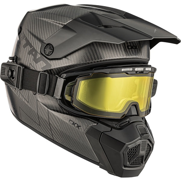 CKX Titan AMS Carbon Fiber Helmet with Double Lens
