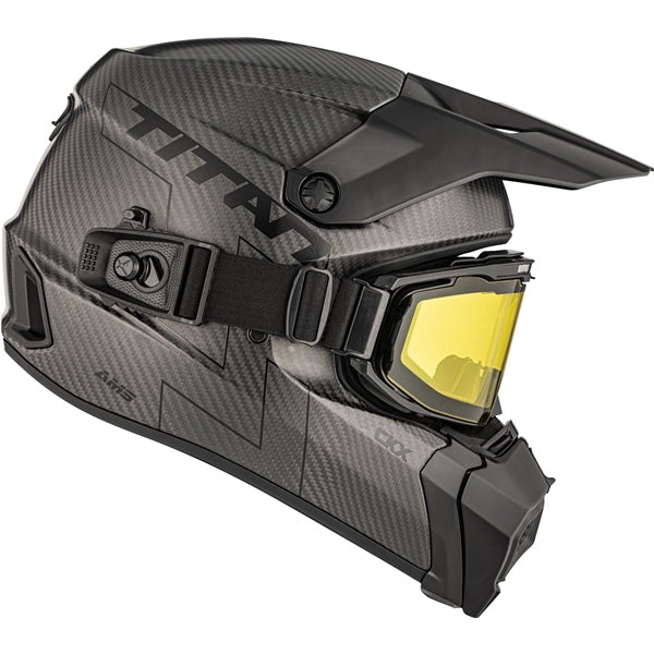 CKX Titan AMS Carbon Fiber Helmet with Electric Double Lens