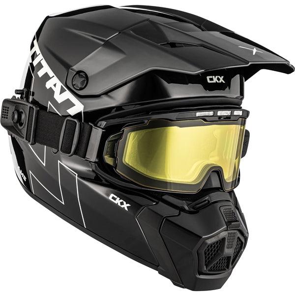 CKX Titan AMS Carbon Fiber Helmet with Electric Double Lens