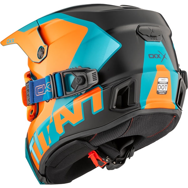 CKX Titan AMS Nunavut Helmet with Double Lens Magnetic Apex Goggle