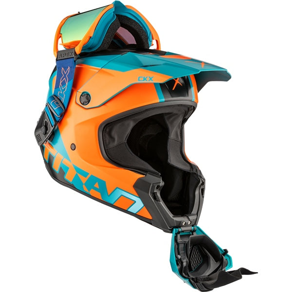 CKX Titan AMS Nunavut Helmet with Double Lens Magnetic Apex Goggle