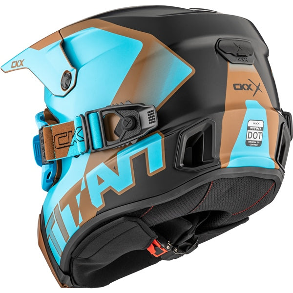 CKX Titan AMS Nunavut Helmet with Double Lens Magnetic Apex Goggle