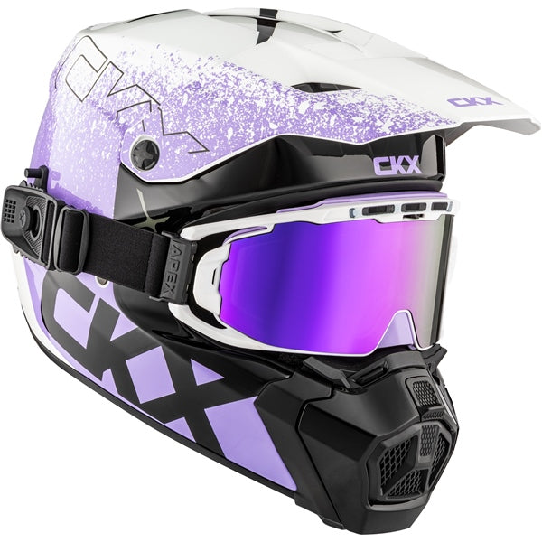 CKX Titan AMS Vaneer Helmet with Double Lens Magnetic Apex Goggle