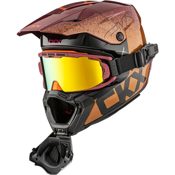 CKX Titan AMS Vaneer Helmet with Double Lens Magnetic Apex Goggle