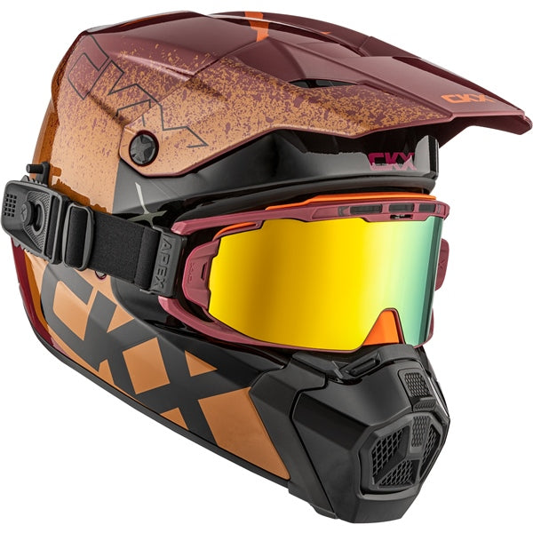 CKX Titan AMS Vaneer Helmet with Double Lens Magnetic Apex Goggle