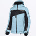FXR Womens Edge 2-in-1 Jacket - Maui Blue/Black, front view