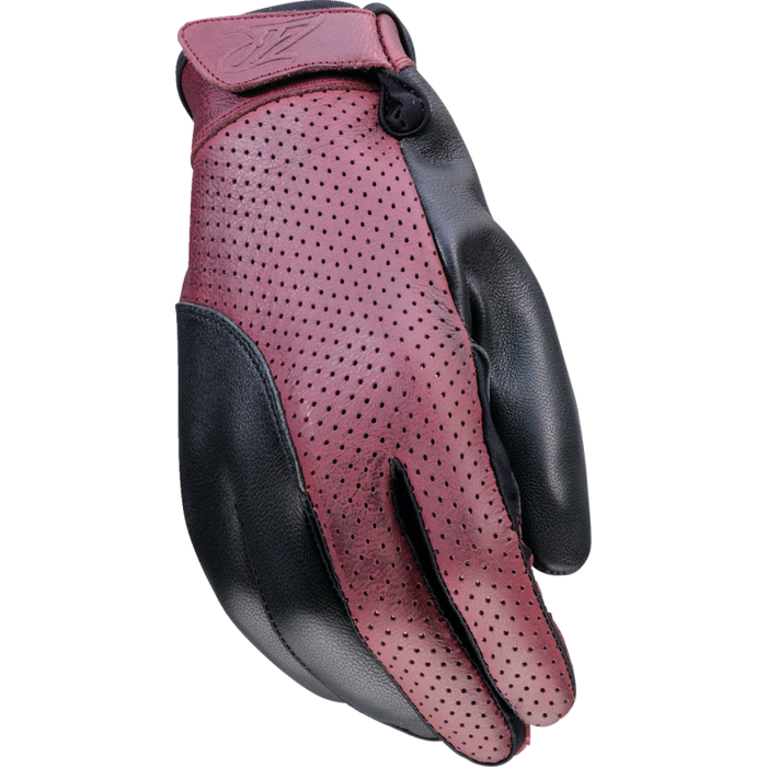 Z1R Womens Combiner Gloves - Black/Red