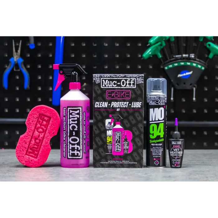 Muc-Off E-Bike Clean / Protect & Lube Kit - Lifestyle