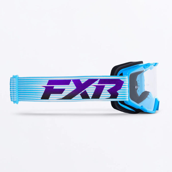 FXR Maverick Prime MX Goggle - Sky/Purple, view 4