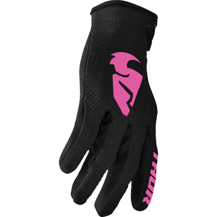 Thor Womens Sector Gloves - Black