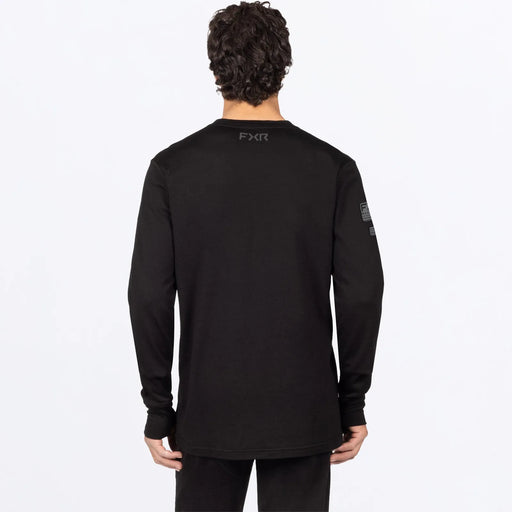 FXR Mens Vapor Merino Longsleeve - Black, view 2