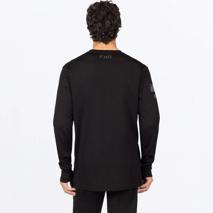 FXR Mens Vapor Merino Longsleeve - Black, view 2