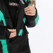 FXR Womens Cold Cross CX Lite Monosuit 2027 - Black/Asphalt/Mint, view 6