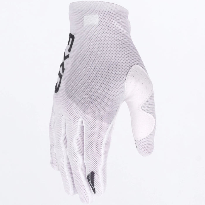 FXR Pro-Fit Air MX Glove 2027 - White/Black, front view