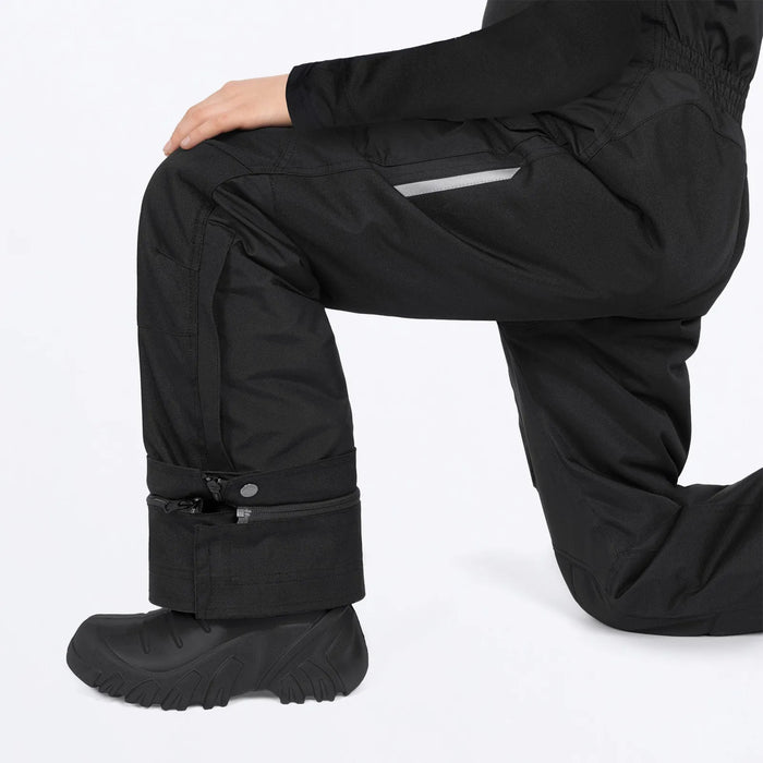 FXR Child Excursion FX Bib Pant - Black, view 4