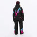 FXR Womens Cold Cross CX F.A.S.T. Monosuit - Black/Razz-Blue Fade, view 2