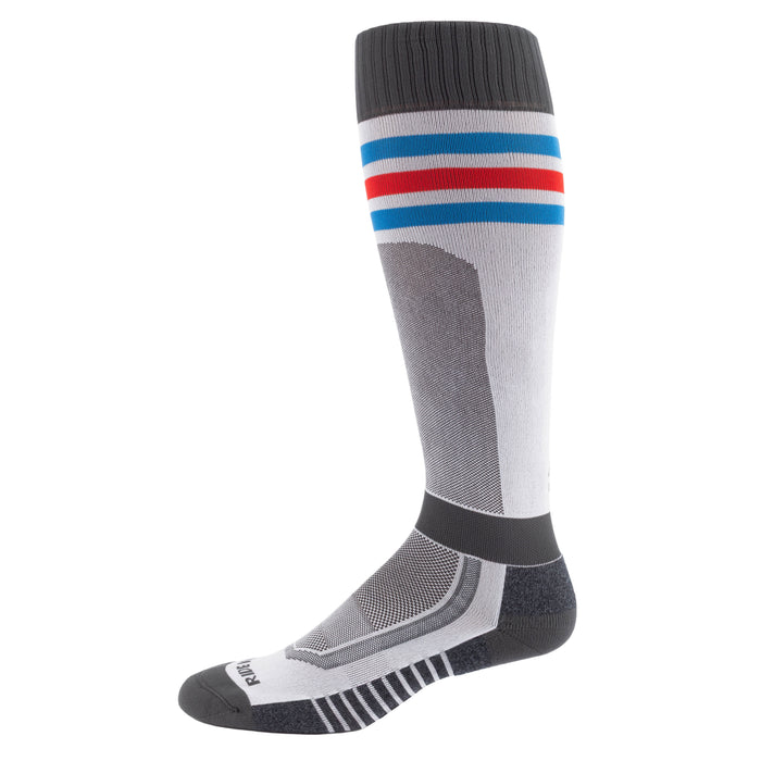 Klim Aggressor Vented Sock - Gameday - Hi-Rise - Red - Blue
